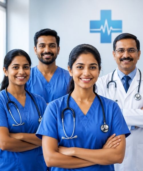 Krishna Nurses' Bureau nursing team